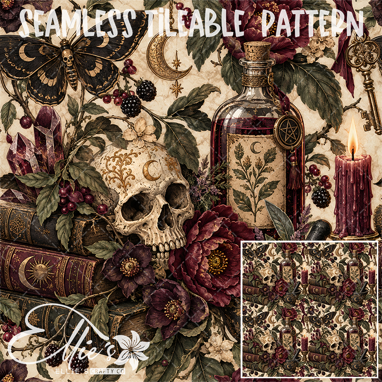 Image 525 - Seamless Tiled Pattern Digital Images for Vinyl/Tumbler Wraps