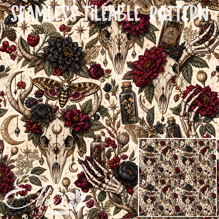 Image 535 - Seamless Tiled Pattern Digital Images for Vinyl/Tumbler Wraps