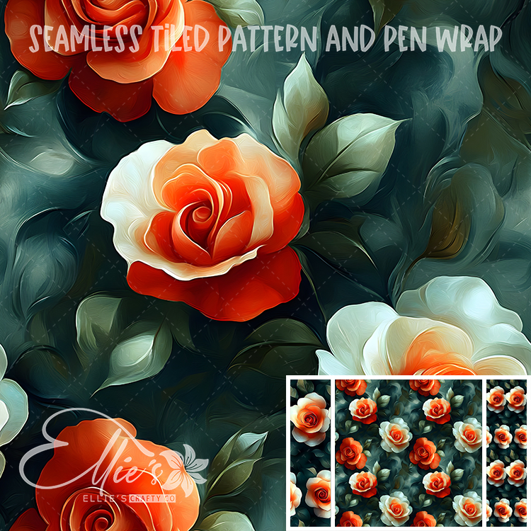 Image 54 - Seamless Tiled Pattern Digital Images for Vinyl/Tumbler Wraps & Pen Wraps
