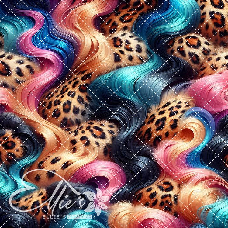 Lisa Frank Leopard V2 20 Digital Images (Not Seamless)