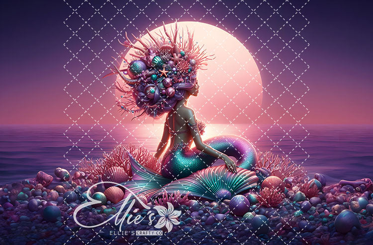 Mermaids Bundle #1 Modified Size 12 Digital Images (Not Seamless)