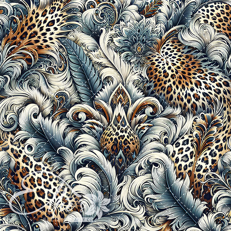 Feathered Leopard V1 20 Digital Images (Not Seamless)