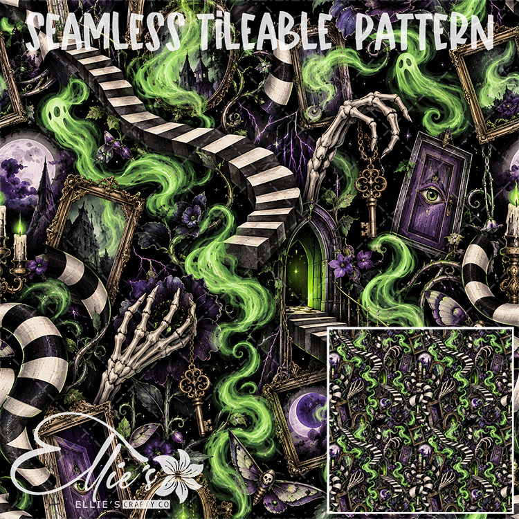 Image 654 - Seamless Tiled Pattern Digital Images for Vinyl/Tumbler Wraps