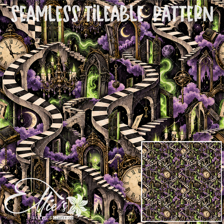 Image 656 - Seamless Tiled Pattern Digital Images for Vinyl/Tumbler Wraps