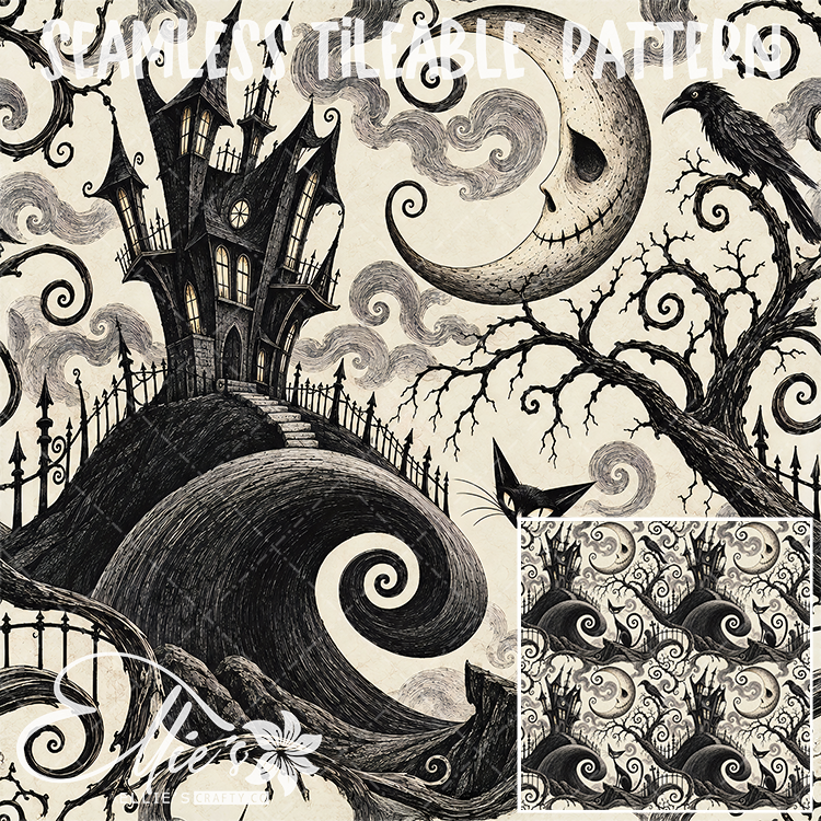 Image 673 - Seamless Tiled Pattern Digital Images for Vinyl/Tumbler Wraps