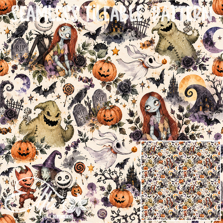 Image 690 - Seamless Tiled Pattern Digital Images for Vinyl/Tumbler Wraps