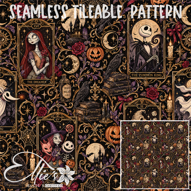 Image 699 - Seamless Tiled Pattern Digital Images for Vinyl/Tumbler Wraps