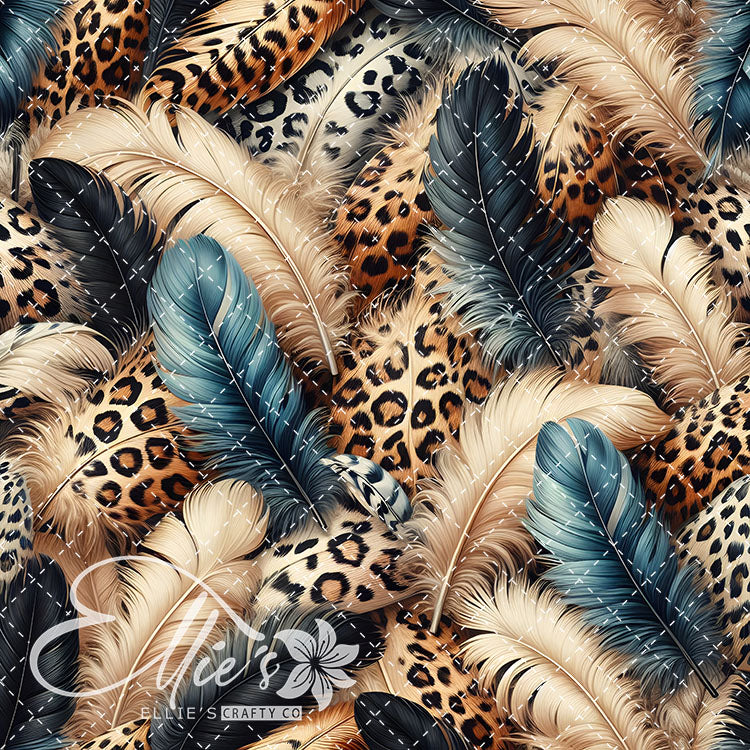 Feathered Leopard V1 20 Digital Images (Not Seamless)
