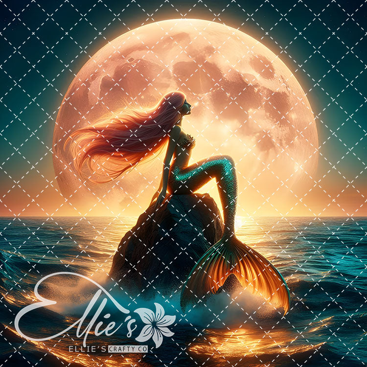 Mermaids Bundle #3 Original Square Size 15 Digital Images (Not Seamless)