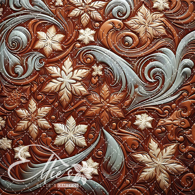 3D Snowflakes 42 Digital Images (Not Seamless)