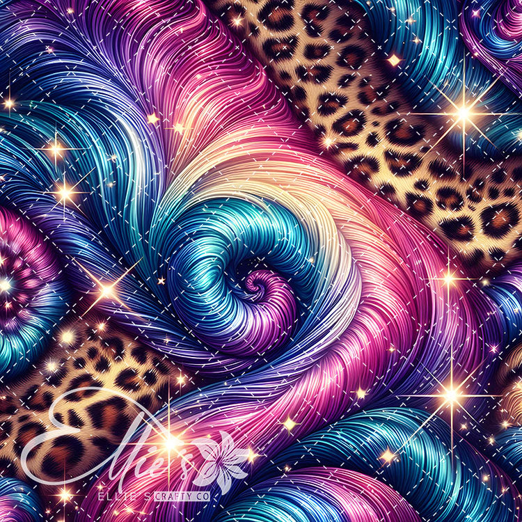Lisa Frank Leopard V2 20 Digital Images (Not Seamless)