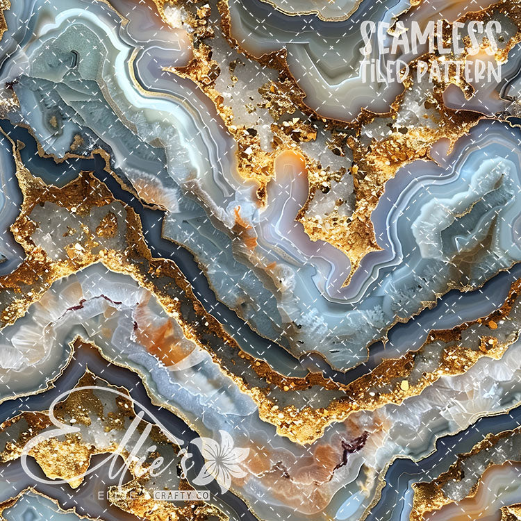 Geode Version 2 - 10 Tiled Pattern Digital Images (Seamless)
