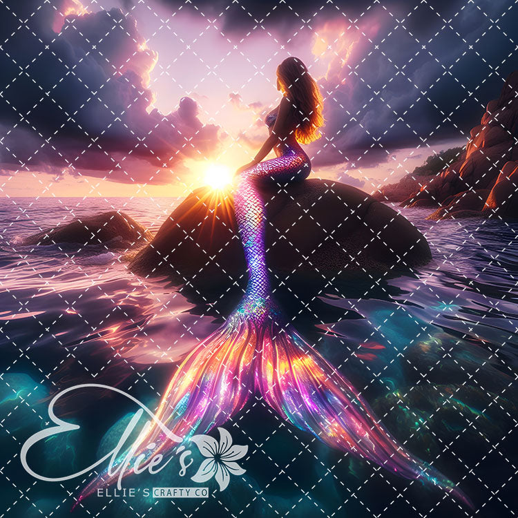 Mermaids Bundle #3 Original Square Size 15 Digital Images (Not Seamless)