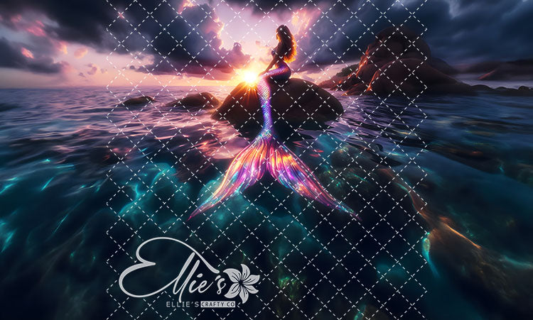 Mermaids Bundle #3 Modified Size 15 Digital Images (Not Seamless)