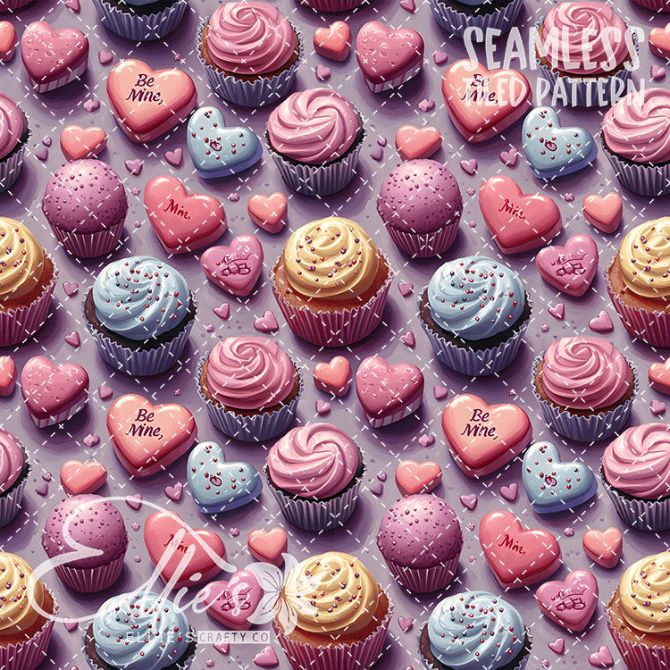 Valentines Sweets Bundle 2 - 20 Tiled Pattern Digital Images (Seamless)