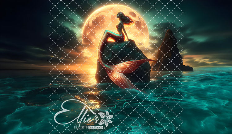 Mermaids Bundle #3 Modified Size 15 Digital Images (Not Seamless)