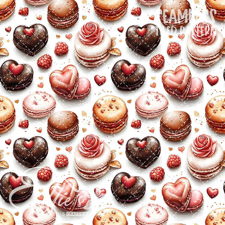 Valentines Sweets Bundle 2 - 20 Tiled Pattern Digital Images (Seamless)