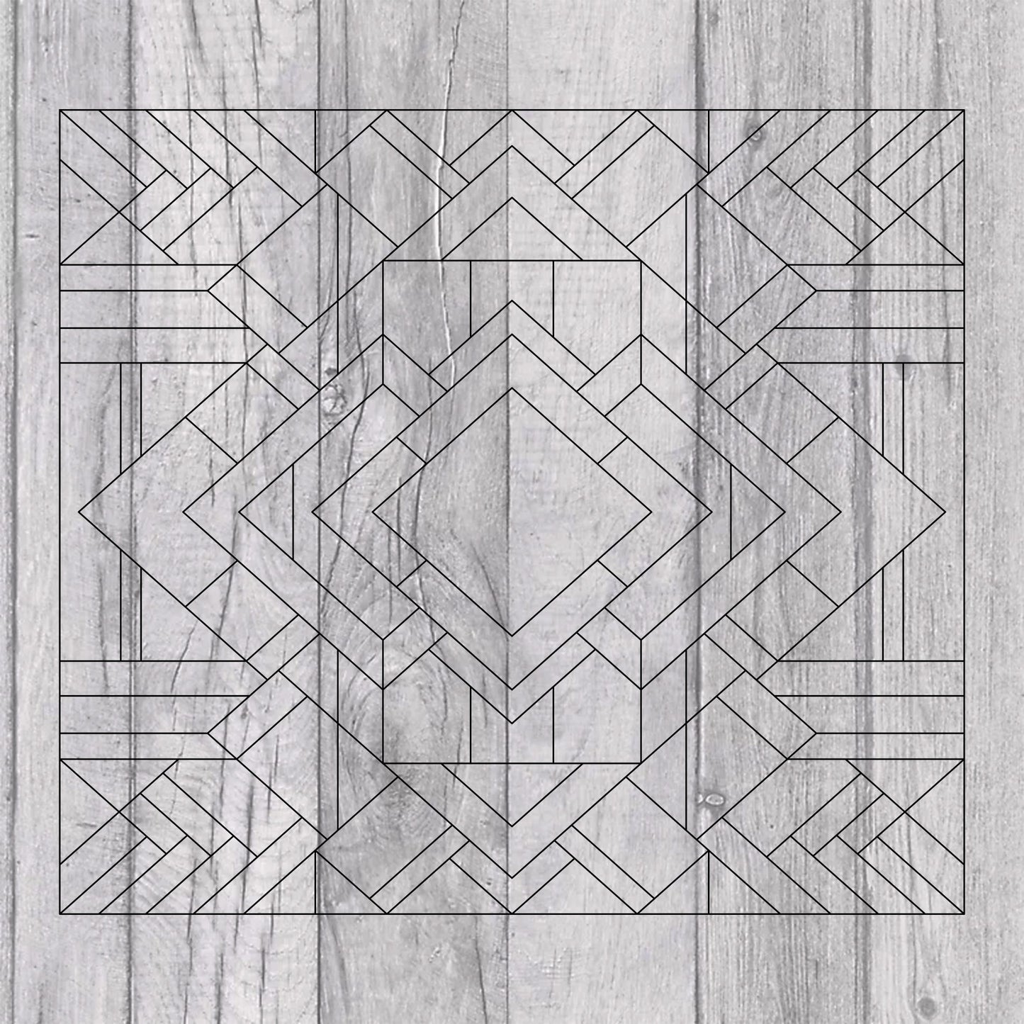 Art Deco Mosaic Collection V1-V5 Template for Straight Tumblers