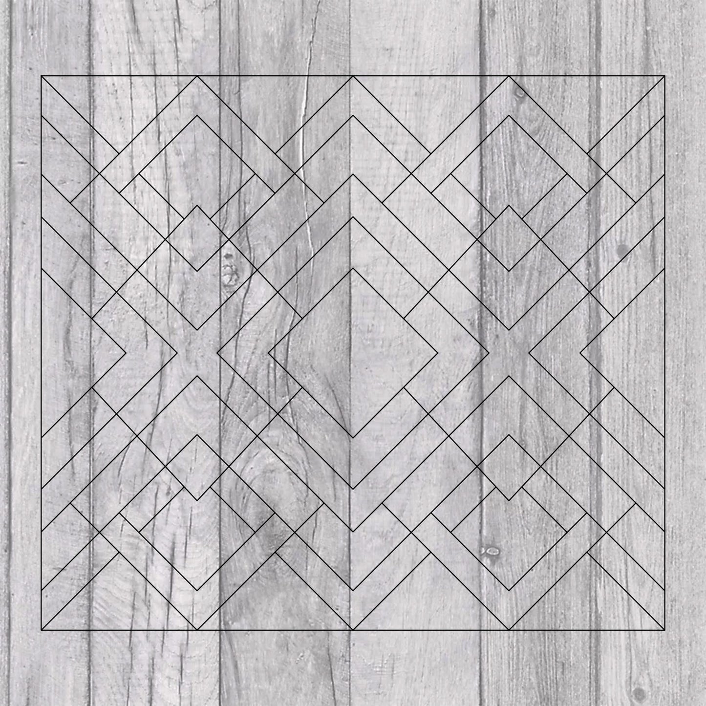 Art Deco Mosaic Collection V1-V5 Template for Straight Tumblers
