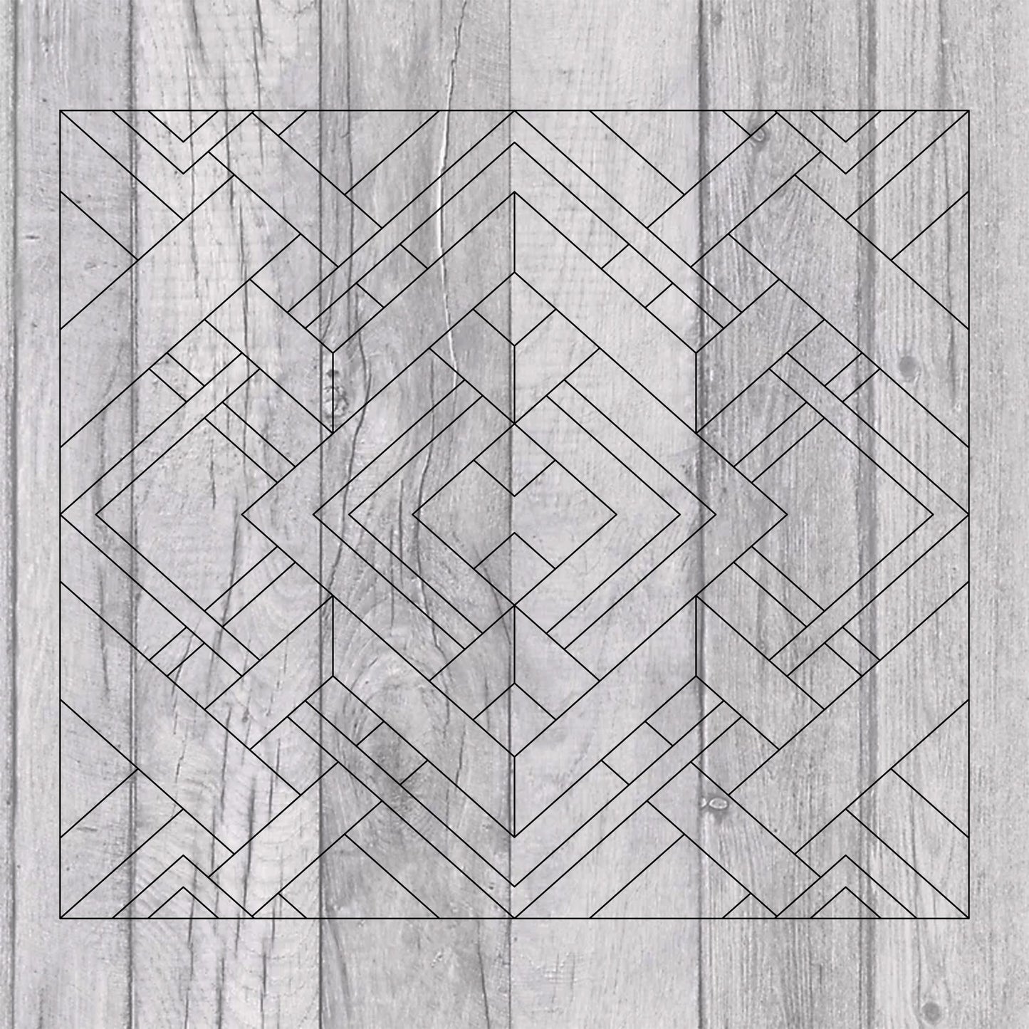 Art Deco Mosaic Collection V1-V5 Template for Straight Tumblers