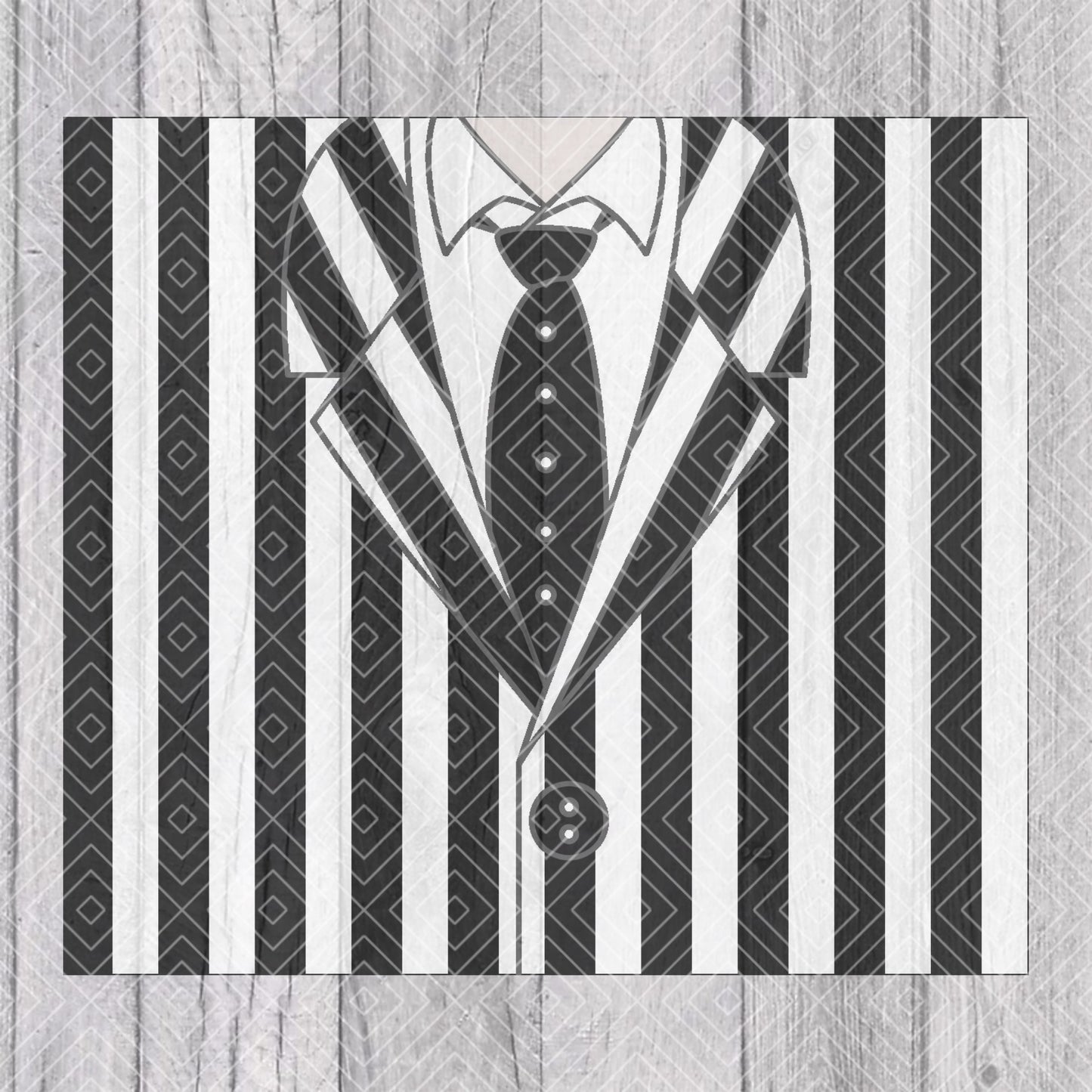 Beetlejuice Template for Straight Tumblers