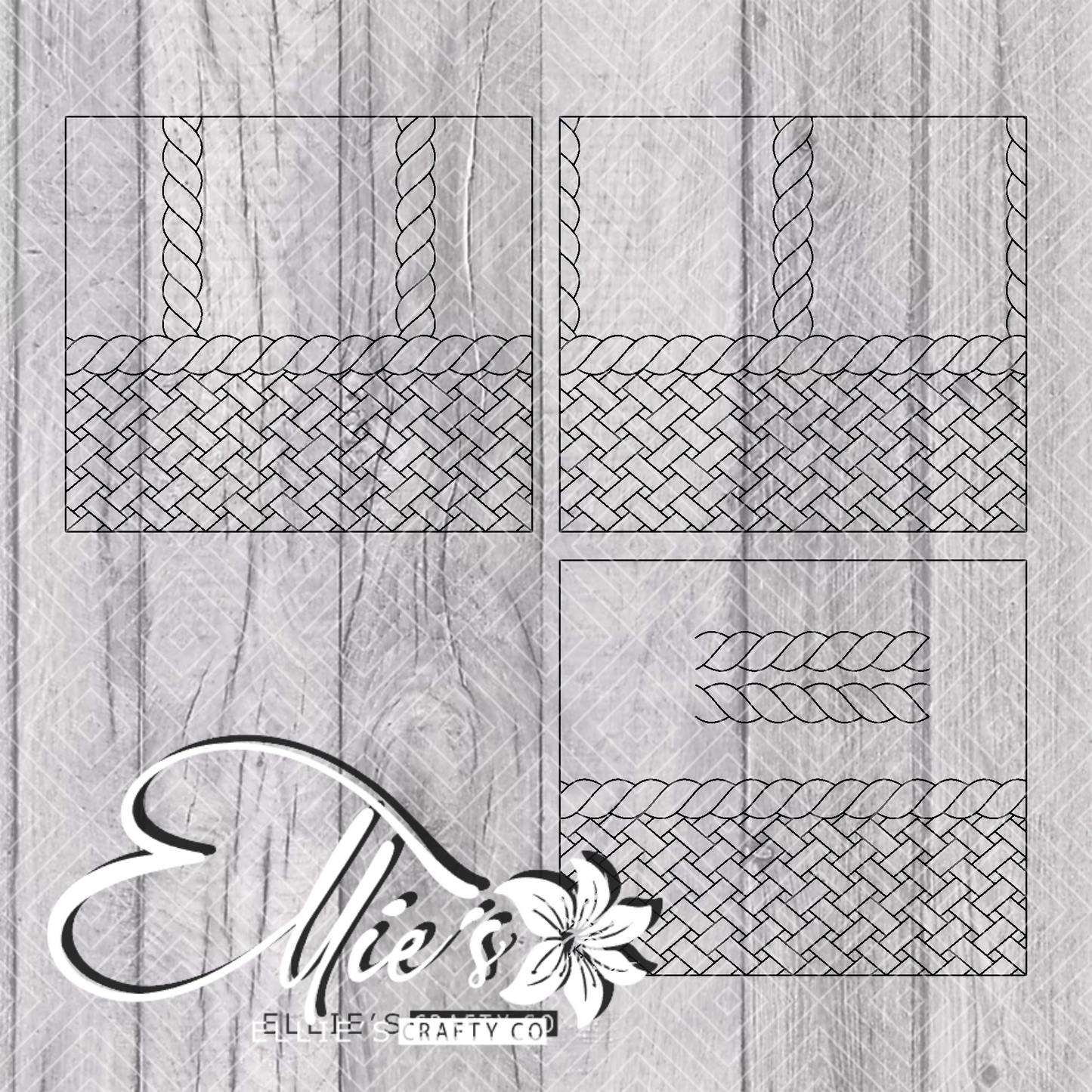 Picnic Basket Template for Straight Tumblers