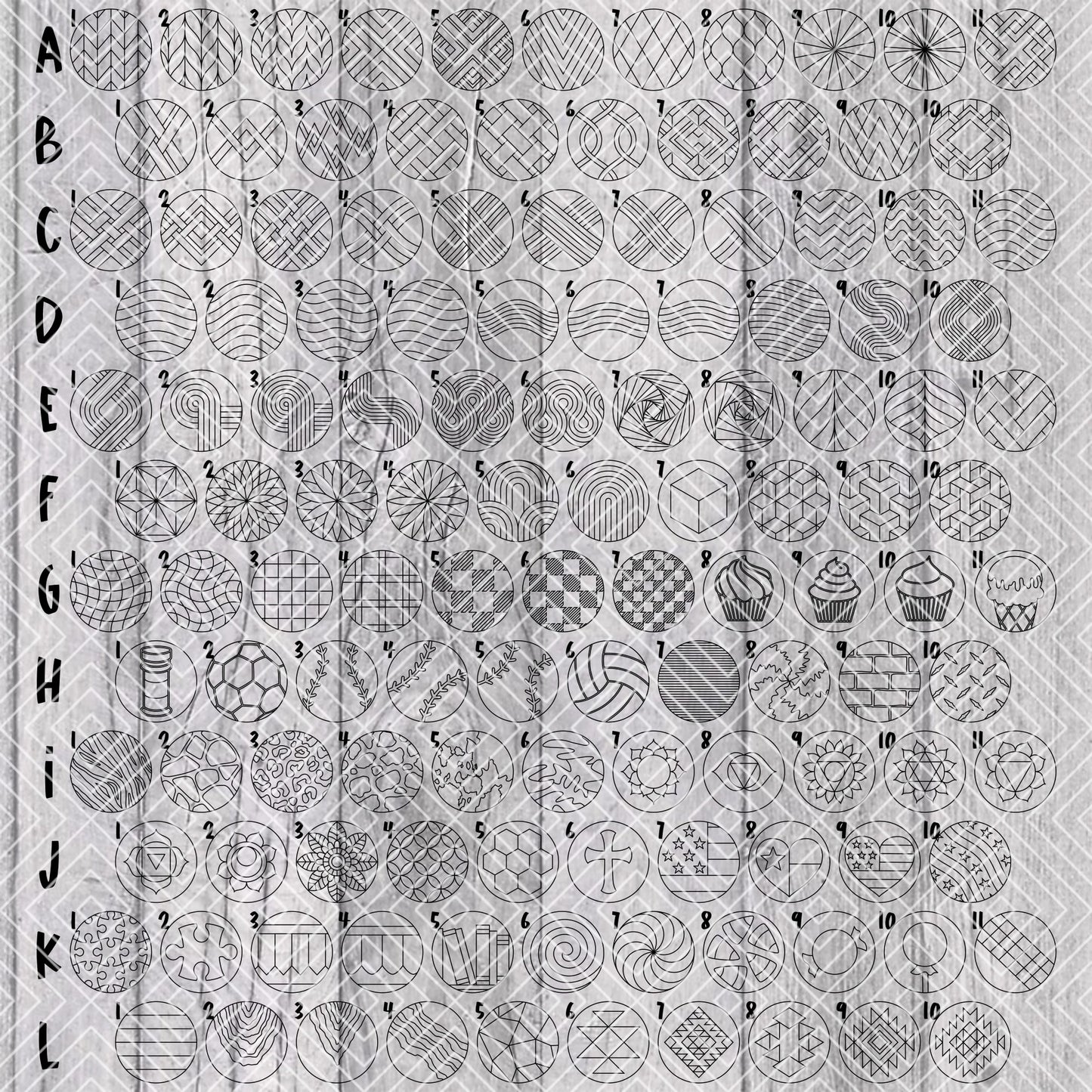 Bravo Bottoms Collection Template for Straight Tumblers