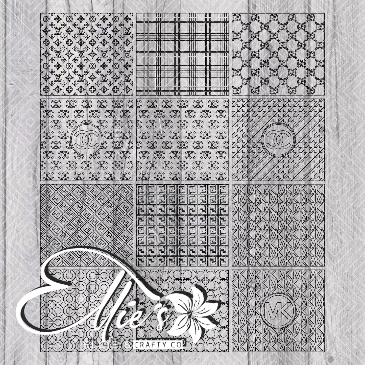 Bouji Patterns Collection Template for Straight Tumblers