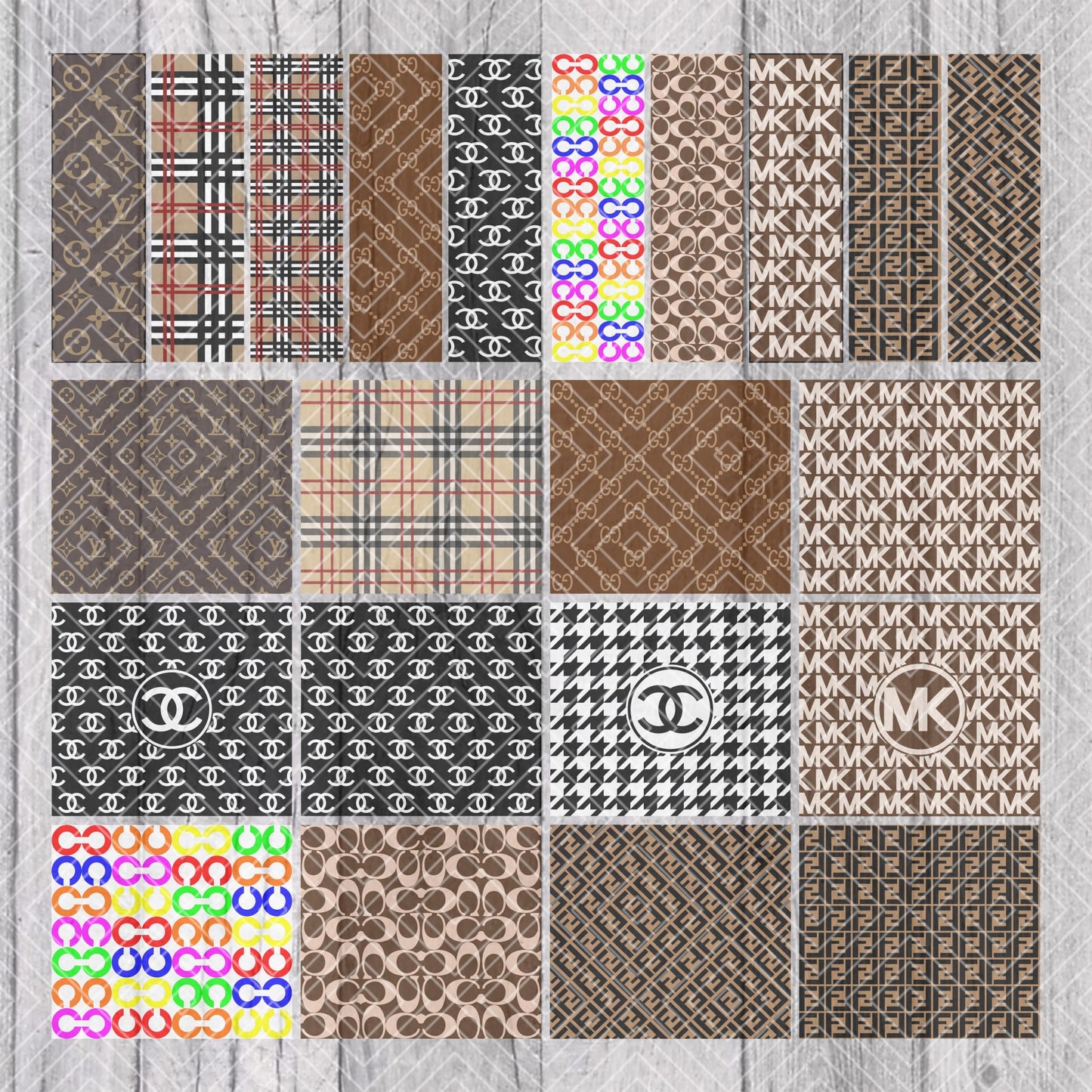 Bouji Patterns Collection + Pen Template for Straight Tumblers