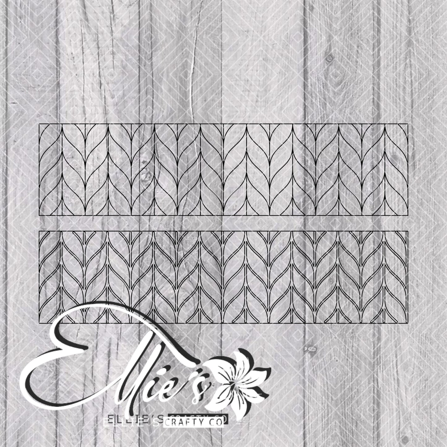 Braided Tangram for Mini Shot Glass Tumblers