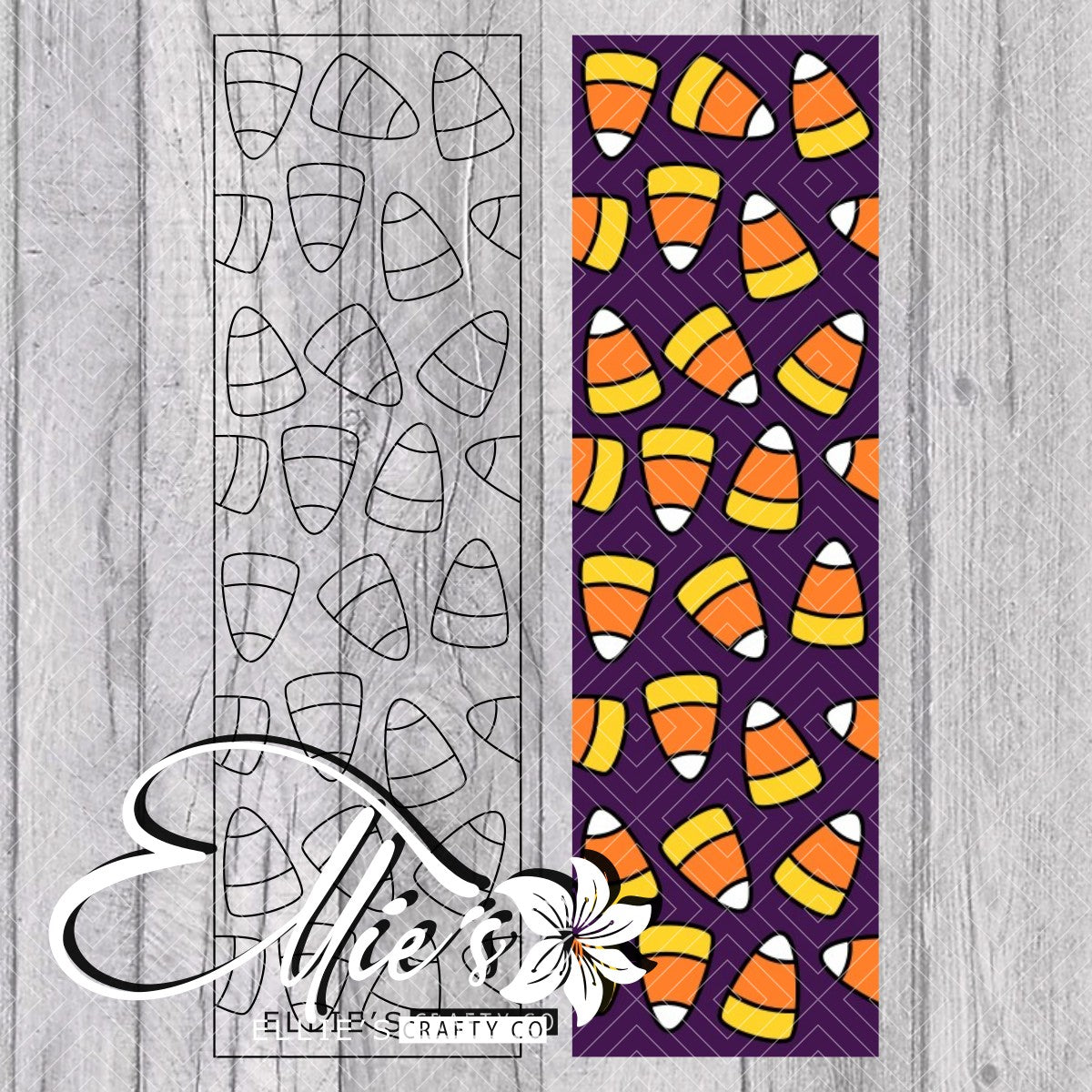Candy Corn Pen Template