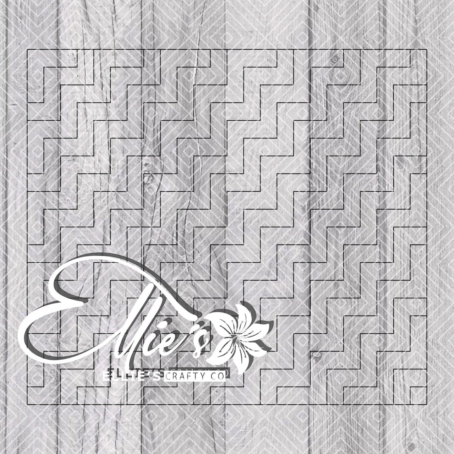 Trippy Tangram Template for Straight Tumblers