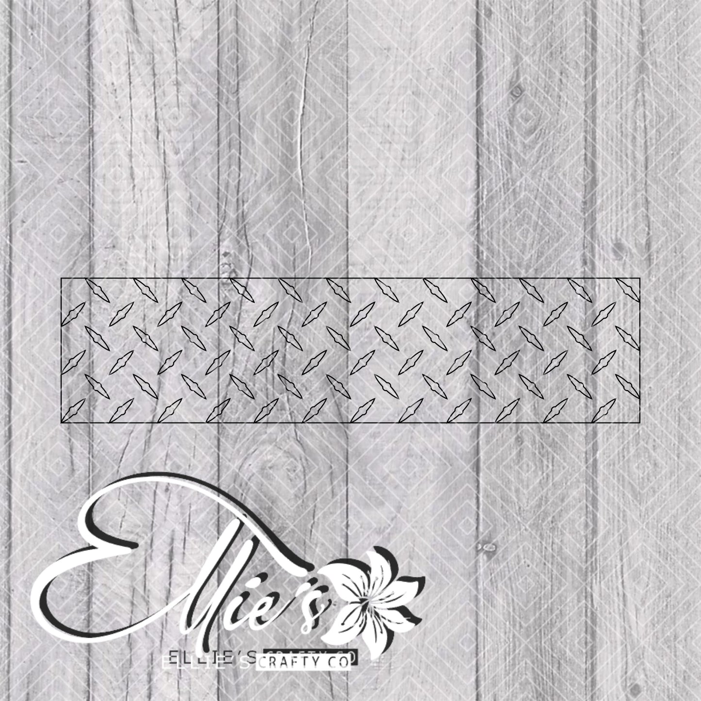 Diamond Plate Template for Mini Shot Glass Tumblers