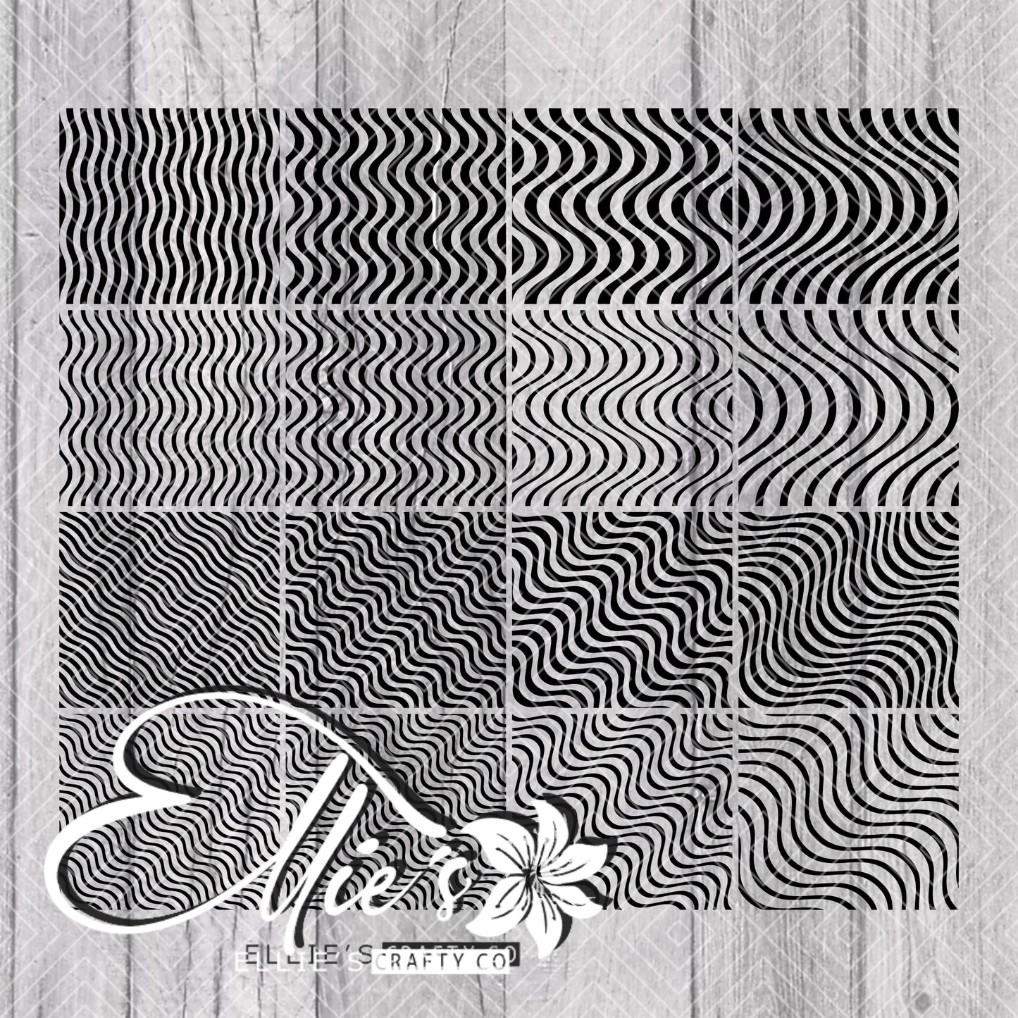 Dizzy Spell Template for Straight Tumblers