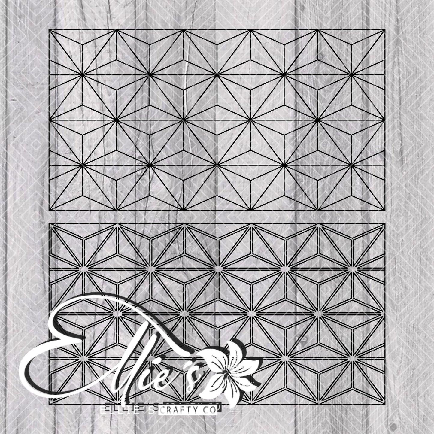 Tetrahedron Template for Mini Skinny Tumblers