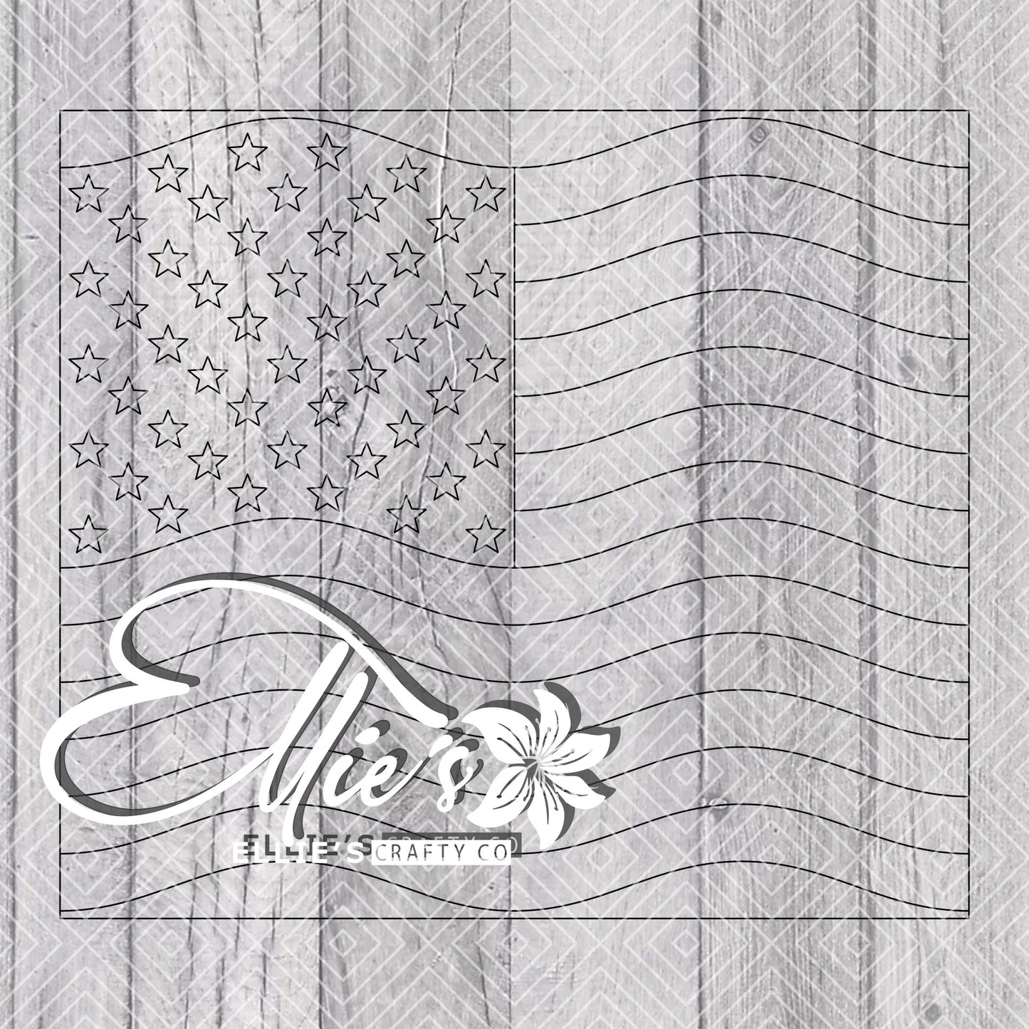 USA Flag Collection 2023 Templates for Straight Tumblers