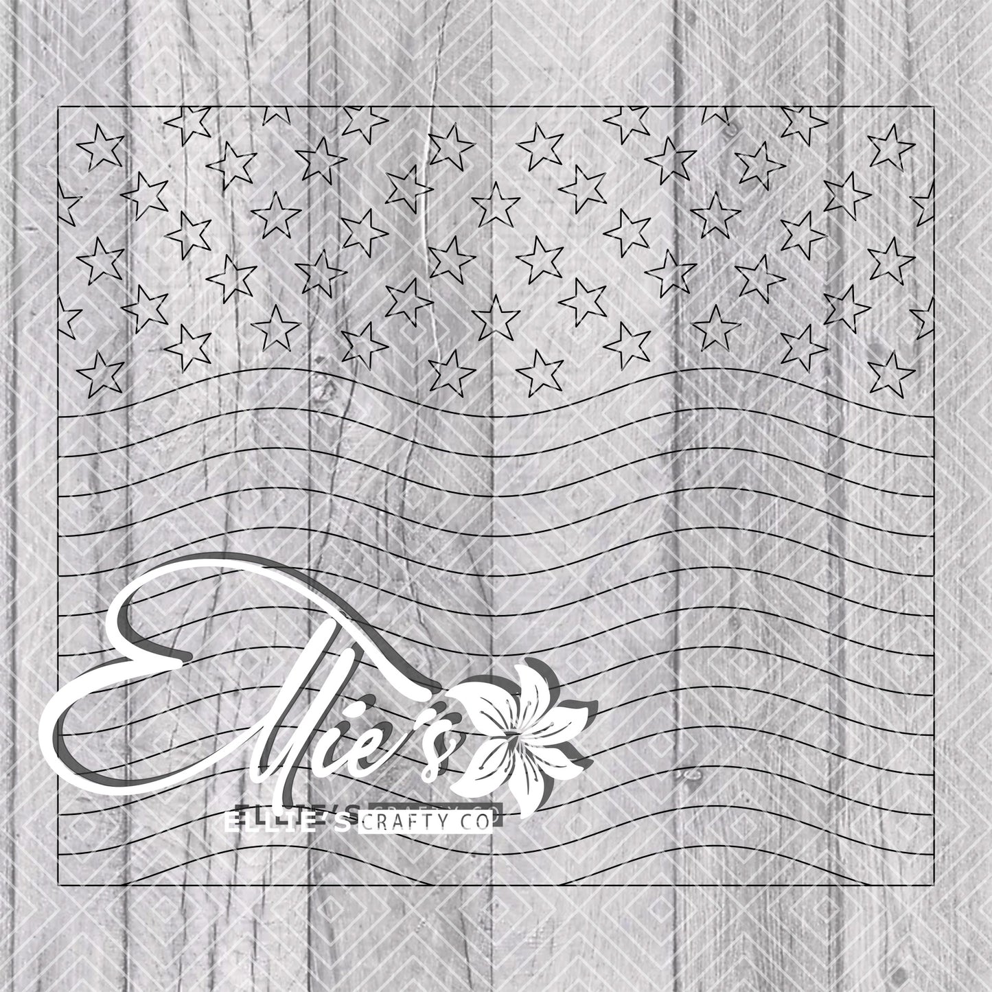 USA Flag Collection 2023 Templates for Straight Tumblers