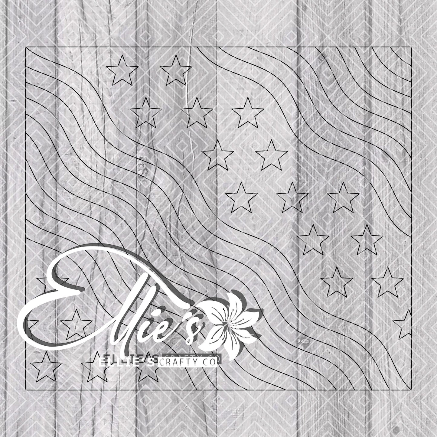 USA Flag Collection 2023 Templates for Straight Tumblers