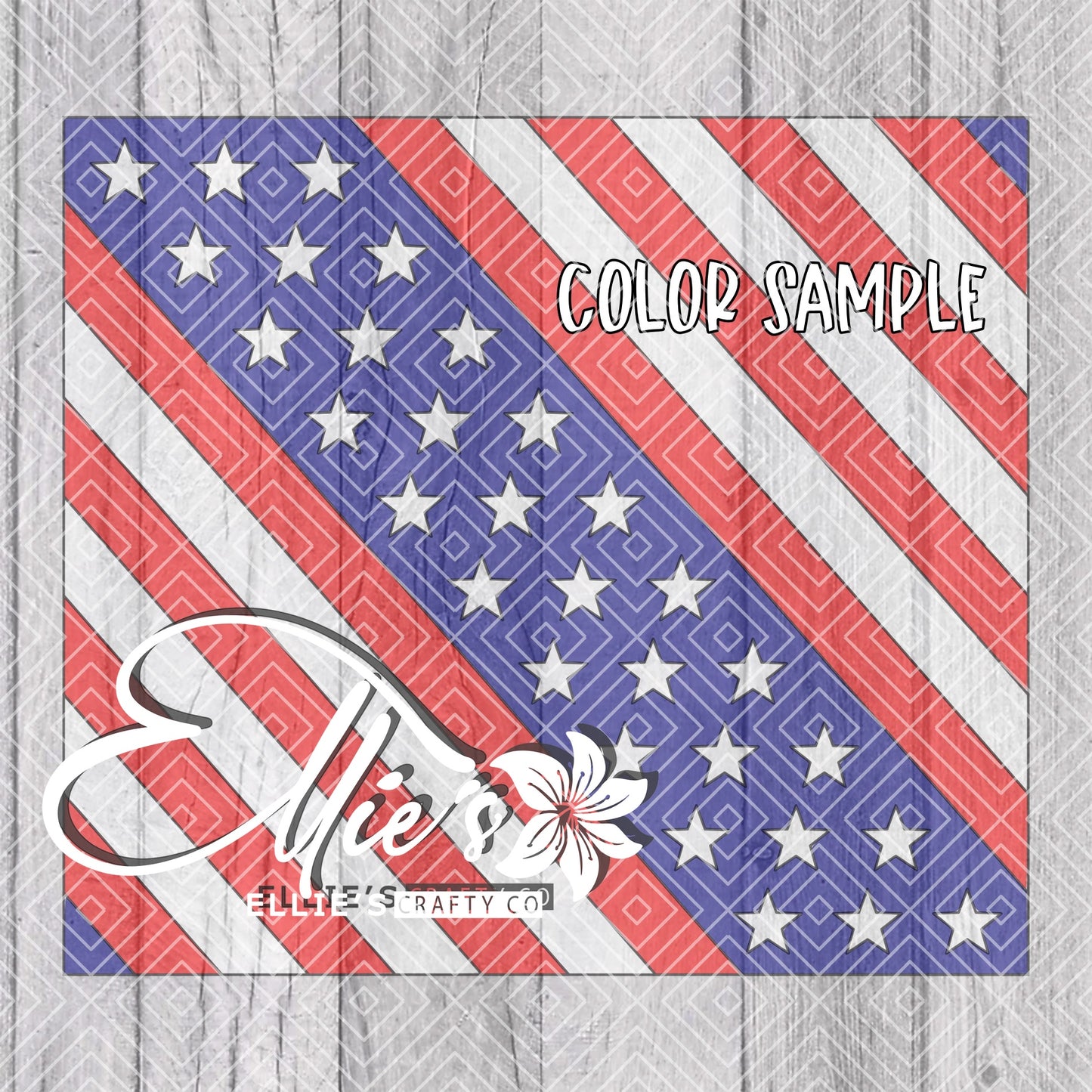 USA Flag Collection 2023 Templates for Straight Tumblers