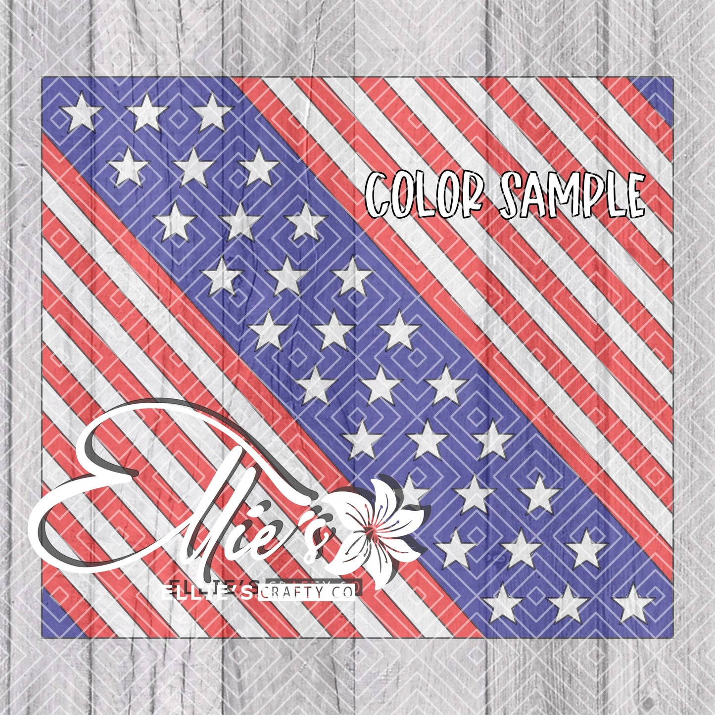 USA Flag Collection 2023 Templates for Straight Tumblers