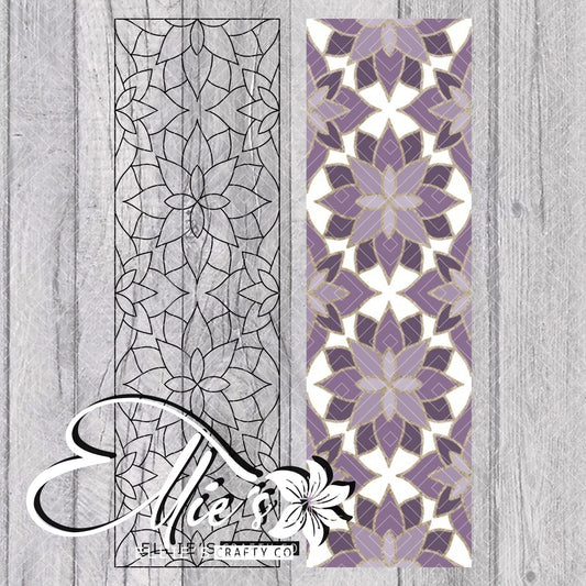 Geometric Bouquet Pen Template