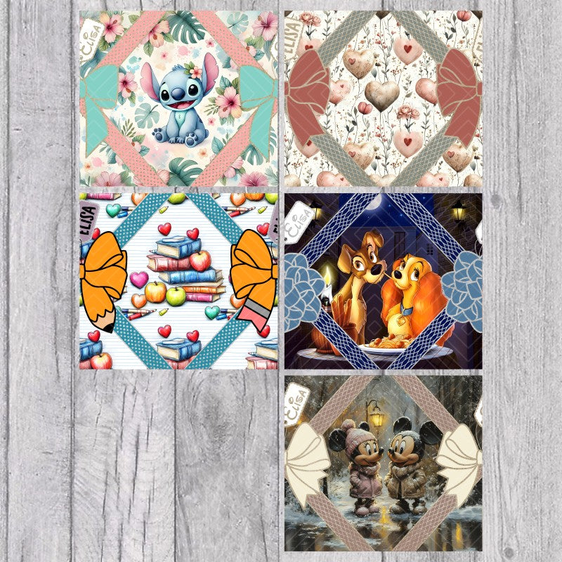 Gifts Wrap Bundle 4 Template for Straight Tumblers