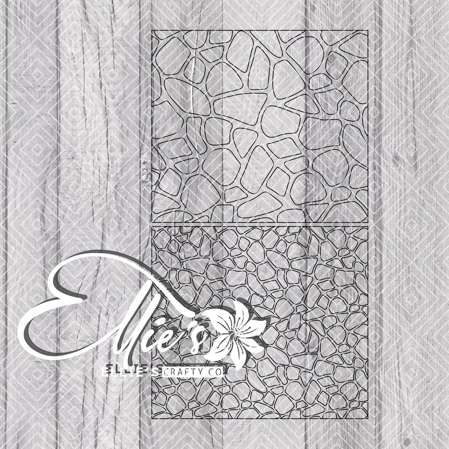 Giraffe Print Tumbler Template for Straight Tumblers