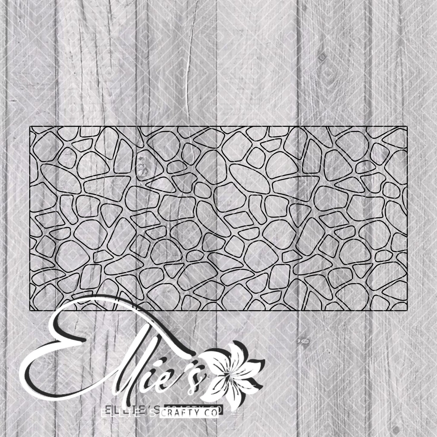 Giraffe Print Tumbler Template for Mini Skinny Tumblers