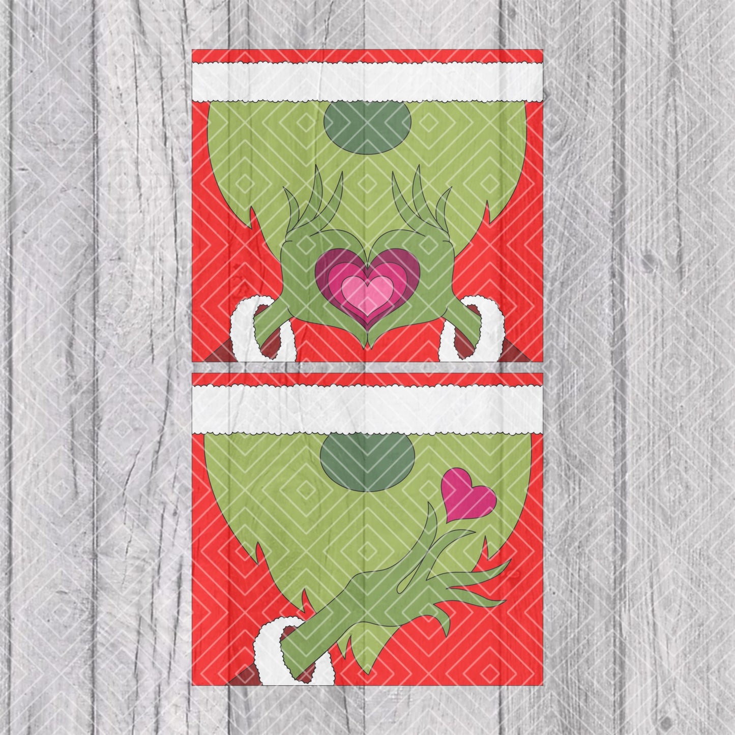Mean Green Gnome Bundle Template for Straight Tumblers