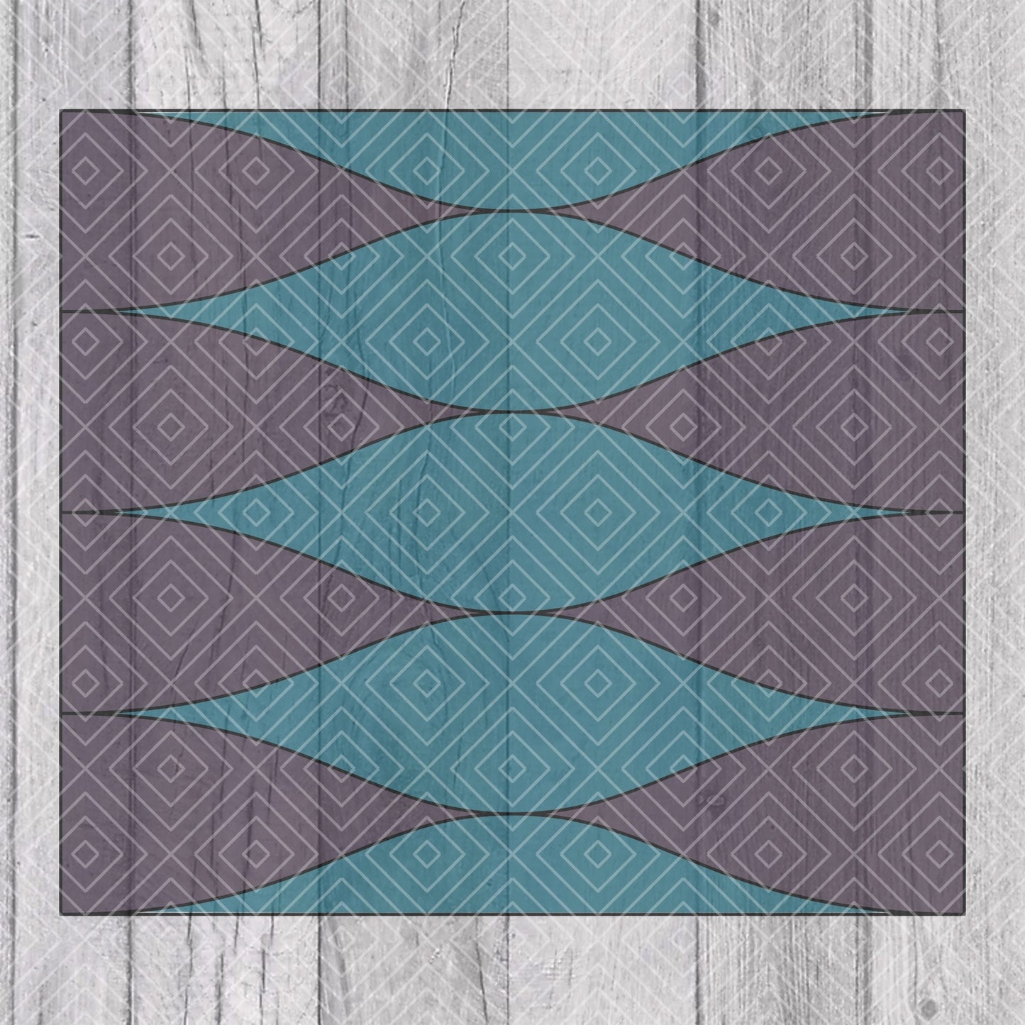 Hourglass Split Collection Template for Straight Tumblers