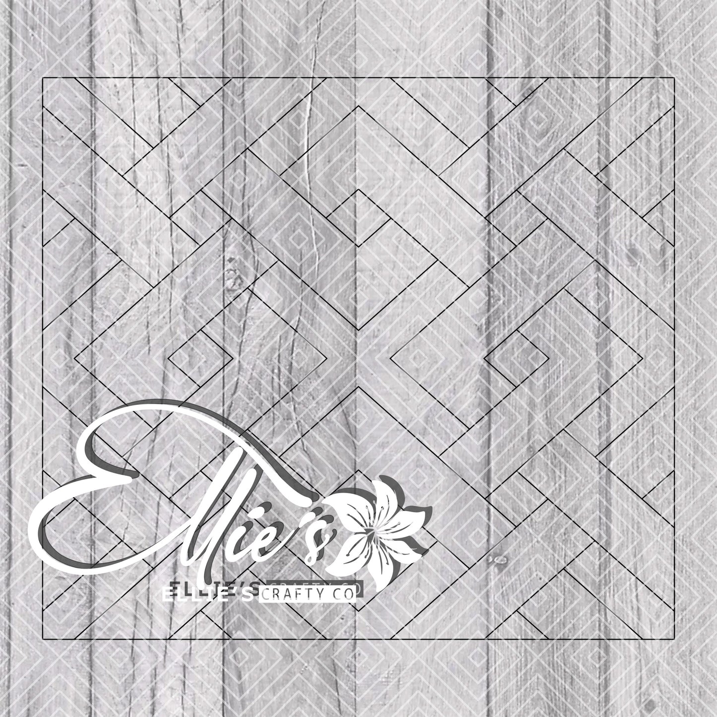 Linked Diamonds Collection Template for Straight Tumblers V3