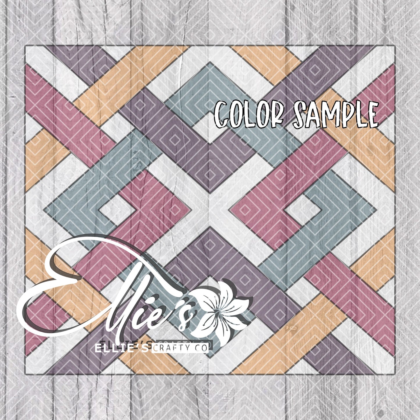 Linked Diamonds Collection Template for Straight Tumblers V3