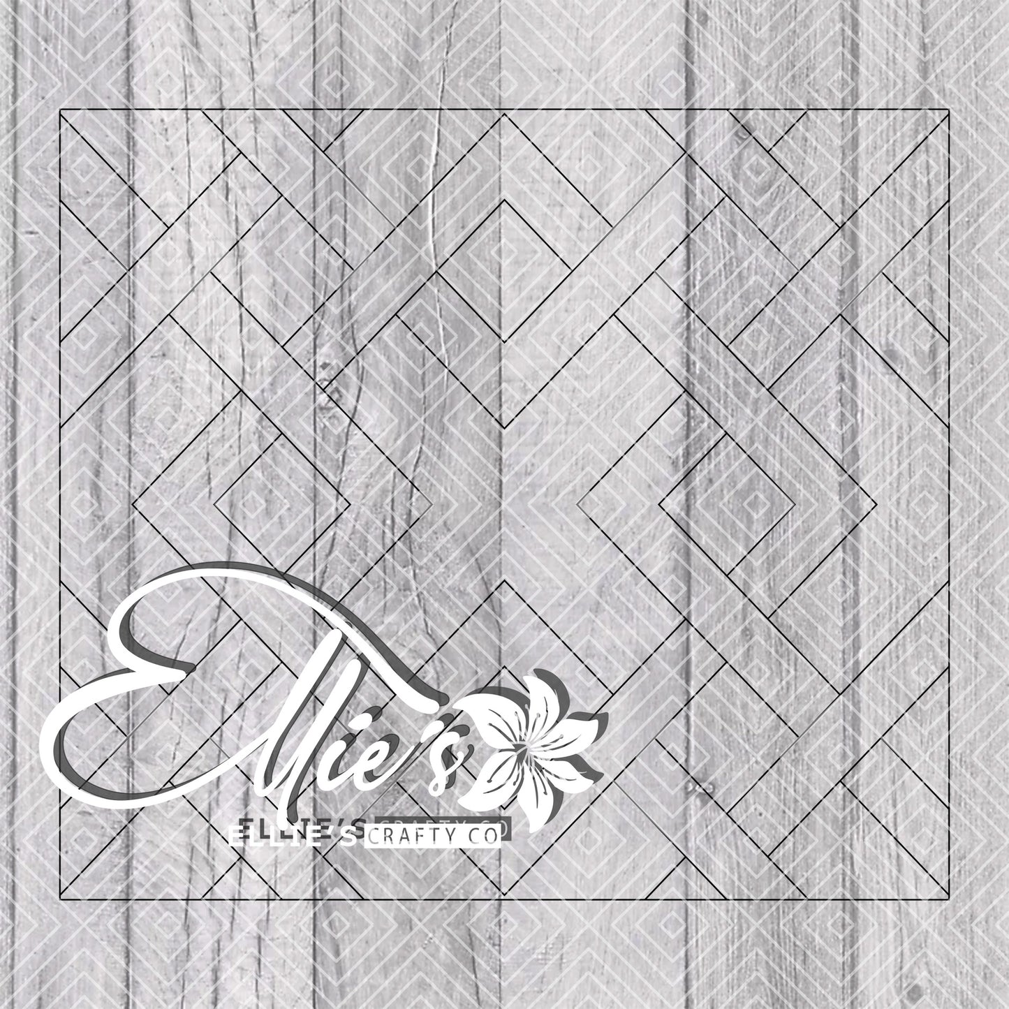 Linked Diamonds Collection Template for Straight Tumblers V3