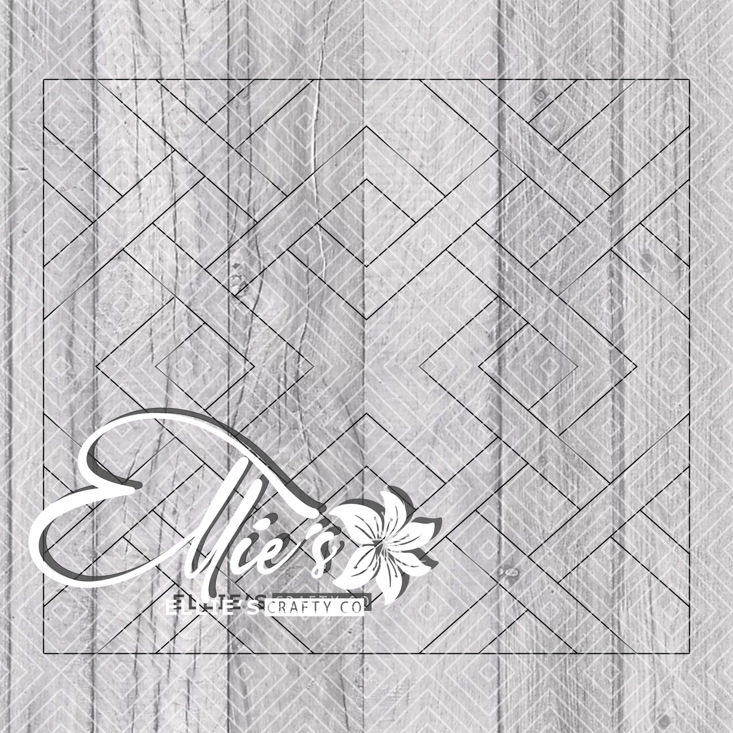 Linked Diamonds Collection Template for Straight Tumblers V3